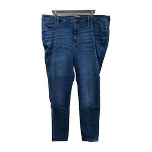 Madewell Womens 10” Roadtripper Jeans Size 36 Dark Wash High Rise Lightweight